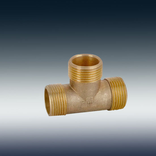 F-0005-1001 Brass Tee (MMM) 1/2"X1/2"X1/2"