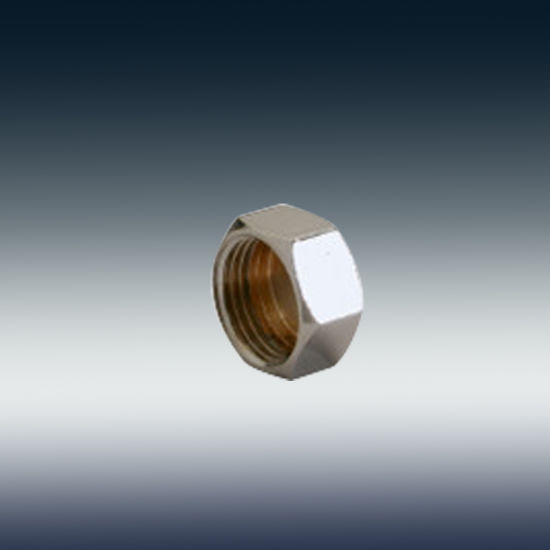 F-0001-1005np Nickel Plated Brass Nut 1 1/4"