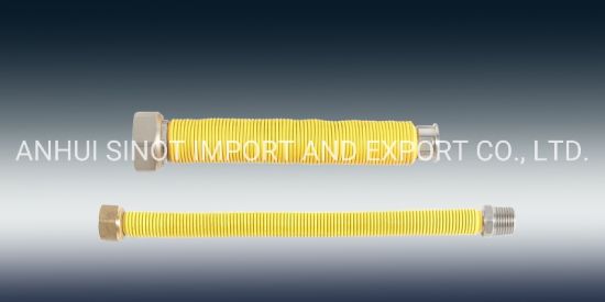 Dn15-3/4" Coated Corrugated Stainless Steel Hose for Gas
