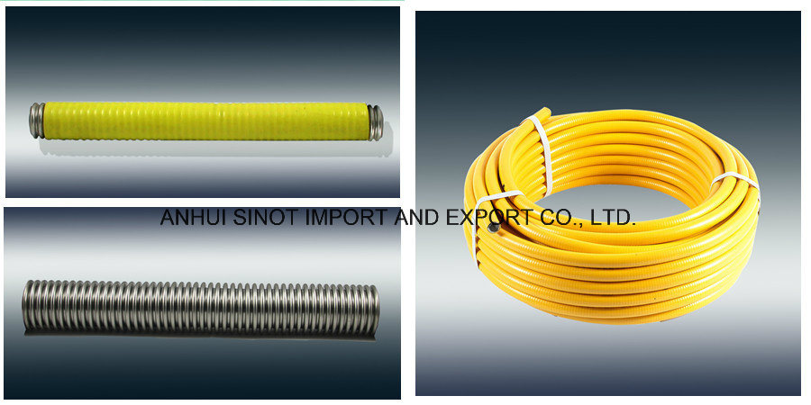 Corrugated Stainless Steel AISI304/316L Gas Hose Dn10-3/8