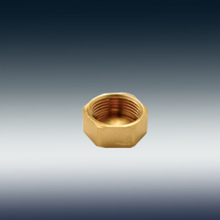 F-0003-1010 Brass Cap 3/8"