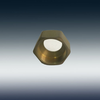 F-0001-1011 Brass Reduced Nut 1/2"
