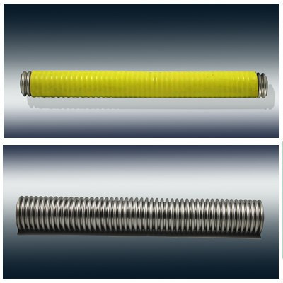 Dn20 - 1" Corrugated Stainless Steel Coated Hose for Gas