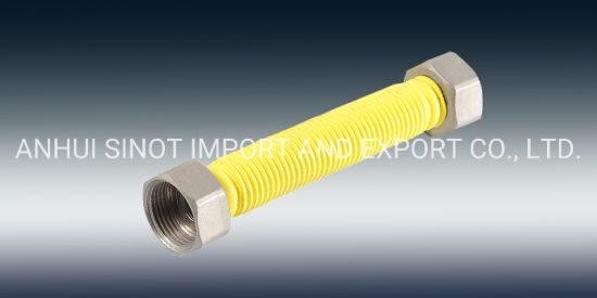 Coated Extensible Flexible Hoses for Gas