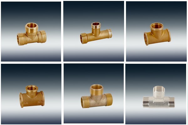 F-0005-1002np Nickel Plated Brass Tee (MMM) 1/2